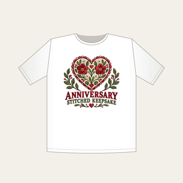 Product image Anniversary Stitched Keepsake T-Shirt