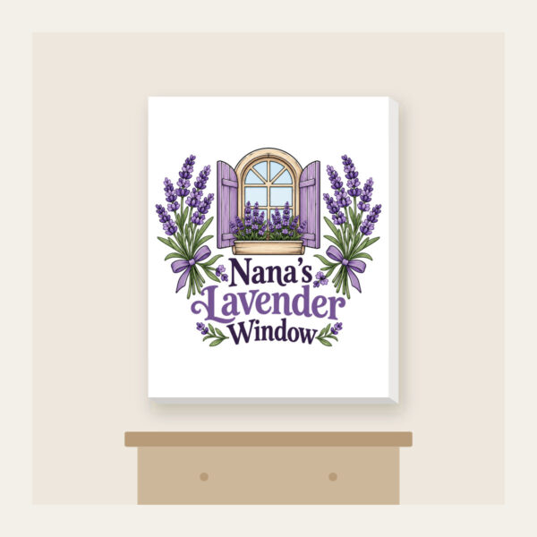 Product image Nana's Lavender Window Canvas Print