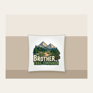 BROTHER TRAIL COMPANION Pillow in white