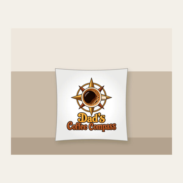 Product image Dad's Coffee Compass Pillow