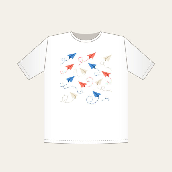 Product image Paper Planes on Dotted Trails T-Shirt