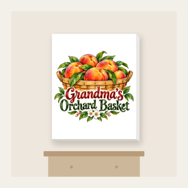 Product image Grandma's Orchard Basket Canvas Print