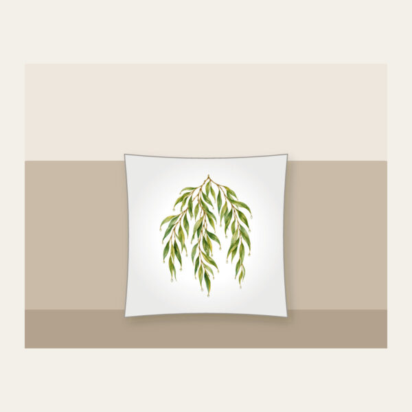 Product image Weeping Willow Branches with Dewdrops Pillow