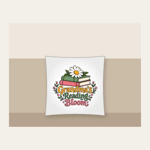 Product image Grandma's Reading Bloom Pillow