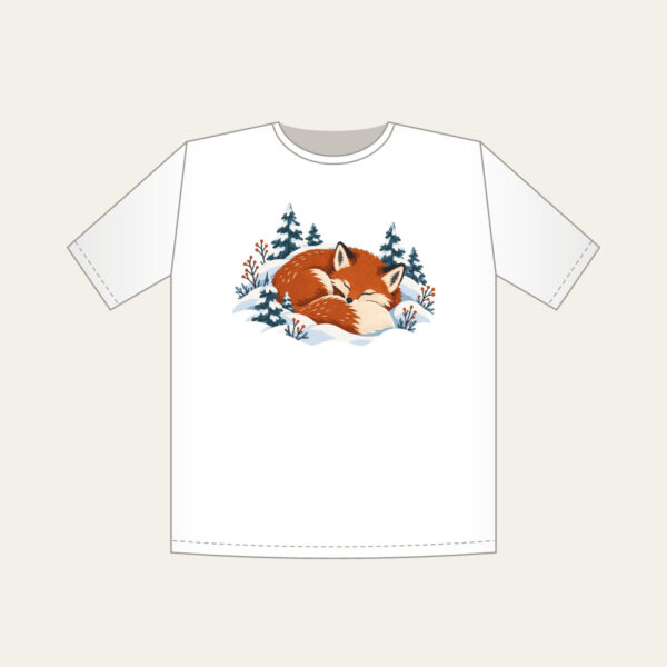 Product image Sleeping Fox Among Snowy Pines T-Shirt