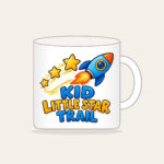 KID LITTLE STAR TRAIL Mug in white