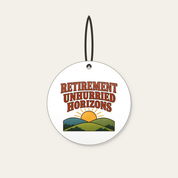 Product image Retirement Unhurried Horizons Ceramic Ornament