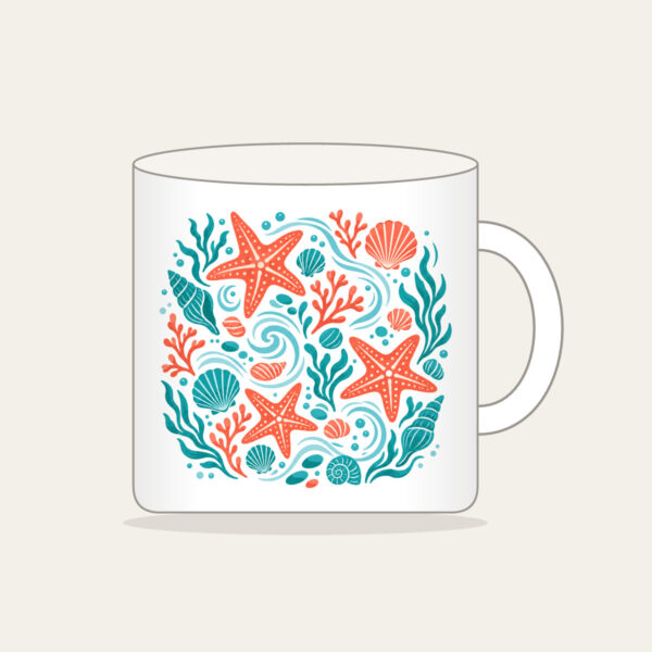 Product image Tide-Pool Starfish Pattern Mug