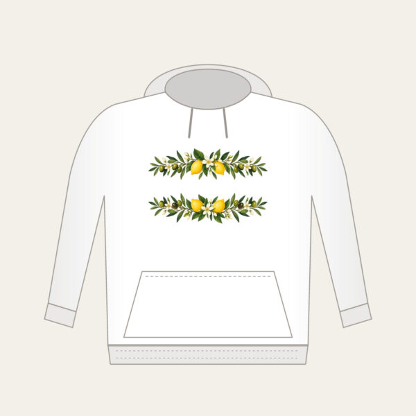 Product image Olive and Lemon Branch Border Hoodie