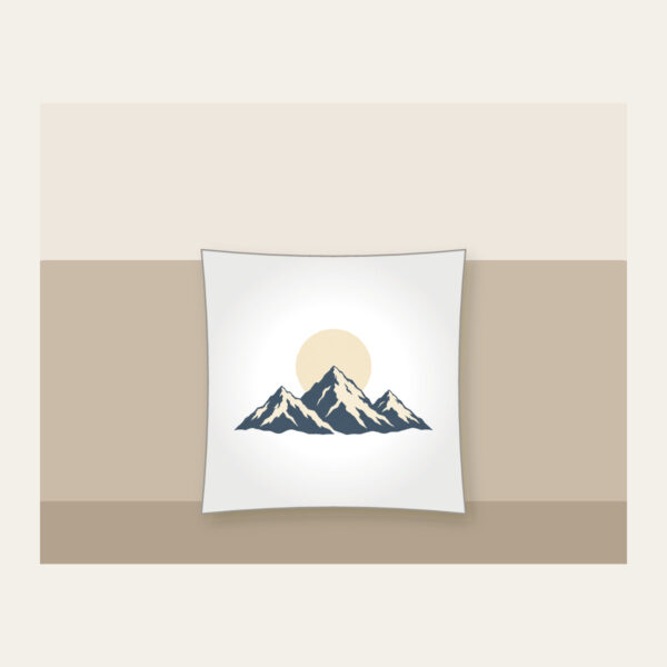 Product image Moonrise over Three Peaks Pillow
