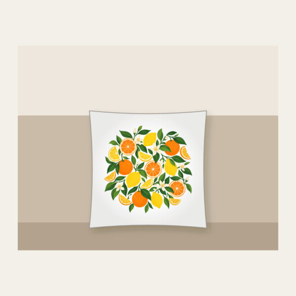 Product image Citrus Slice Sorbet Pattern Pillow