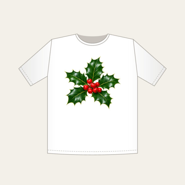 Product image Holly Sprig with Red Berries T-Shirt
