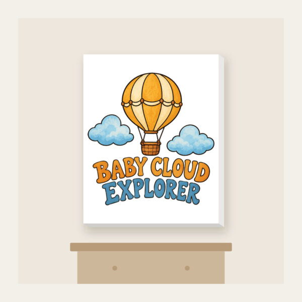 Product image Baby Cloud Explorer Canvas Print