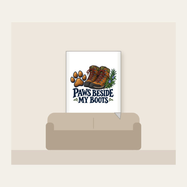 Product image Paws Beside My Boots Fleece Blanket
