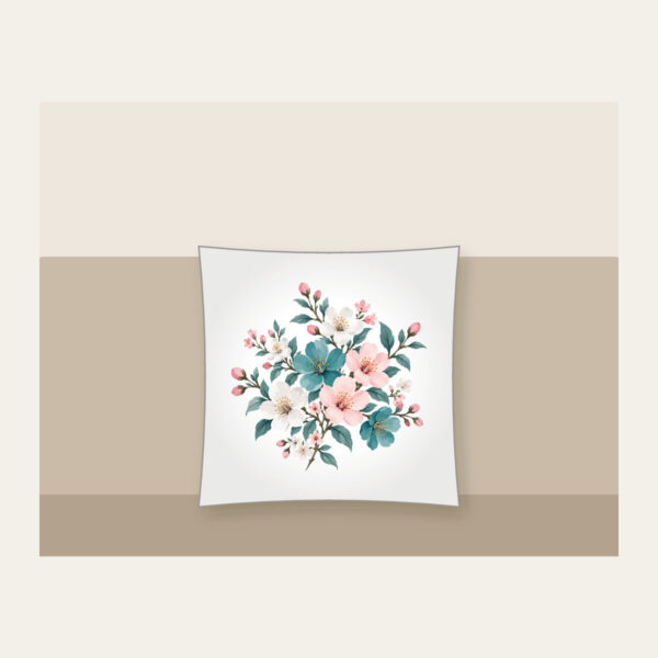 Product image Teal Blossom Scatter Pillow
