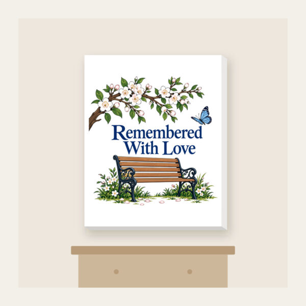 Product image Remembered with Love Canvas Print