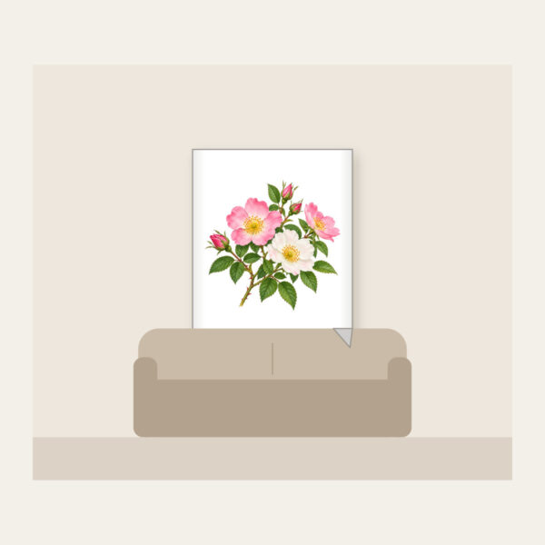 Product image Wild Rose Branch Fleece Blanket