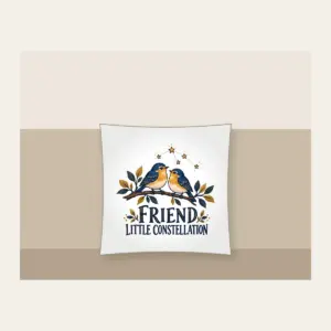 FRIEND LITTLE CONSTELLATION Pillow in white