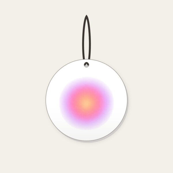 Product image Apricot to Rose to Lilac Gradient Ceramic Ornament