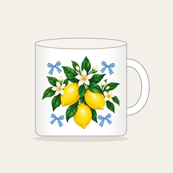 Product image Lemons with Gingham Corners Mug