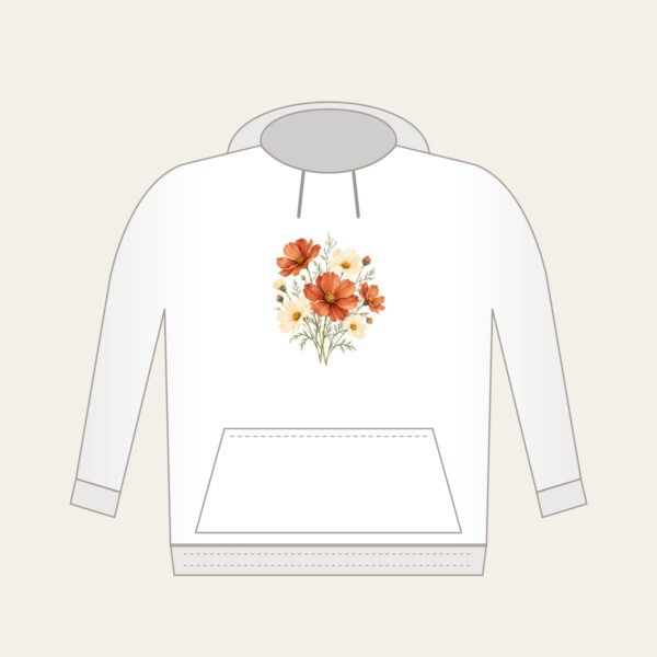 Product image Terracotta Cosmos and Buttery Daisies Hoodie