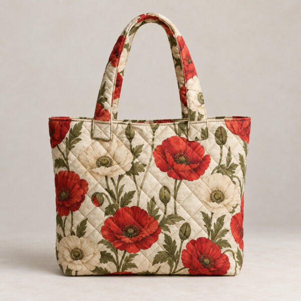 Product image Diamond Poppy Quilted Tote