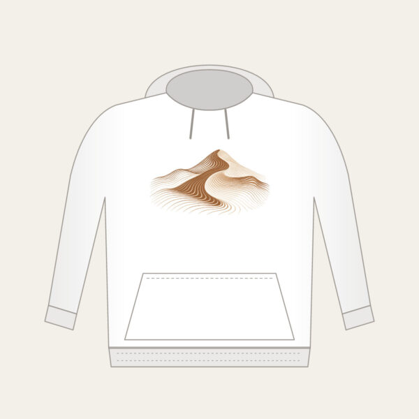 Product image Rolling Dune in Topographic Lines Hoodie