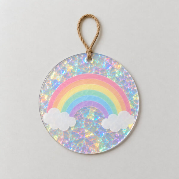 Product image Wavy Rainbow Hologram Suncatcher Ornament