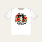 MY CAT WILD BLOOMS T-Shirt in white
