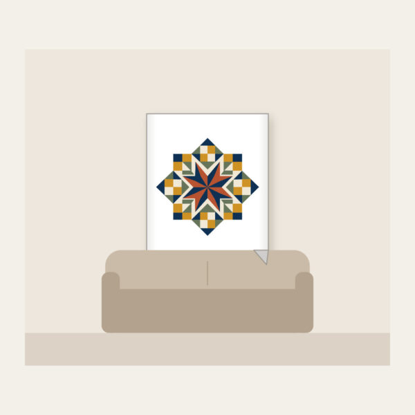 Product image Star Medallion Patchwork Fleece Blanket