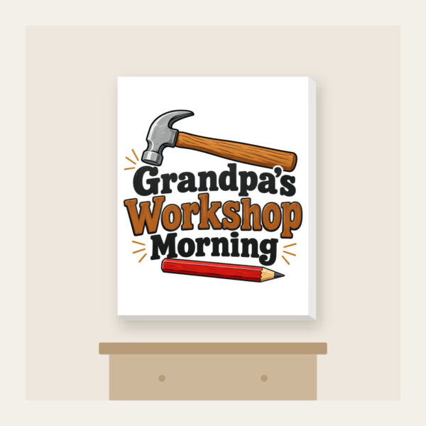 Product image Grandpa's Workshop Morning Canvas Print