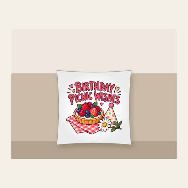 Product image Birthday Picnic Wishes Pillow