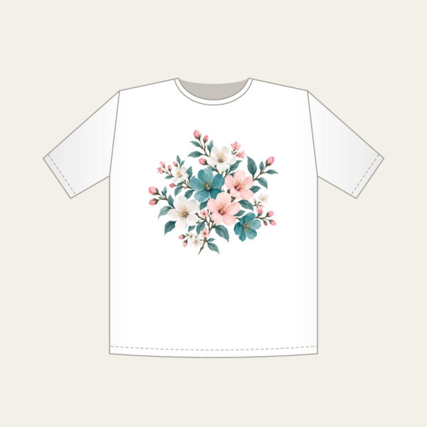 Product image Teal Blossom Scatter T-Shirt