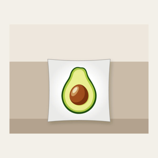 Product image Halved Avocado Study Pillow