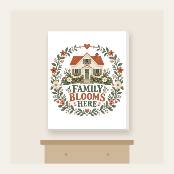 Product image Family Blooms Here Canvas Print
