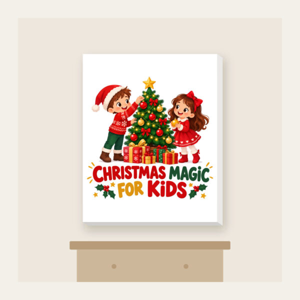 Product image Christmas Magic for Kids Canvas Print