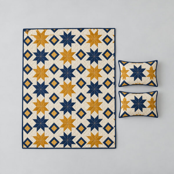 Product image Starry Patchwork Quilt Set