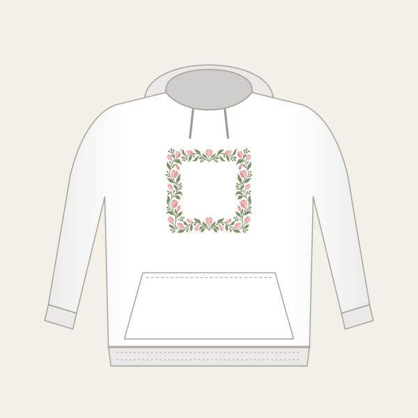 Product image Sage Vine and Tulip Border Hoodie