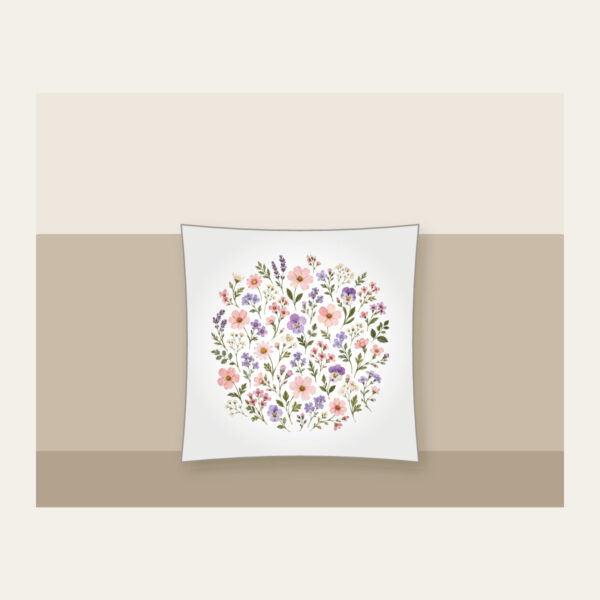 Product image Pressed Posies in Blush and Lavender Pillow