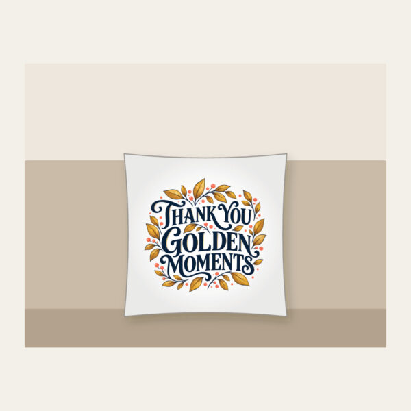 Product image Thank You Golden Moments Pillow