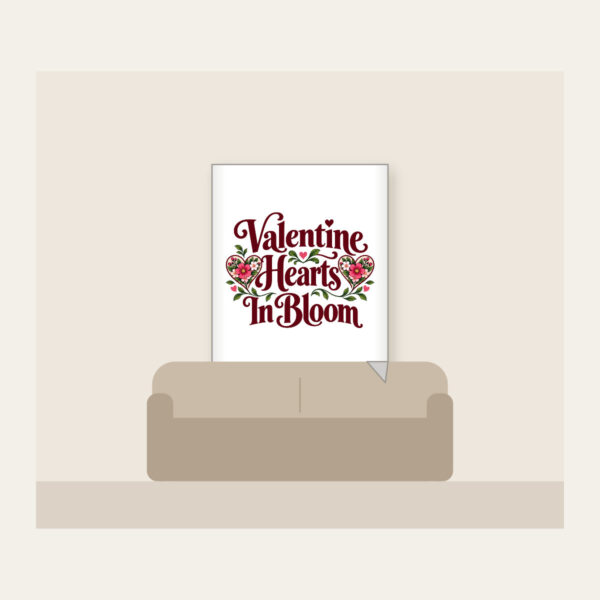 Product image Valentine Hearts in Bloom Fleece Blanket