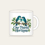Our Paired Horizons Mug in white