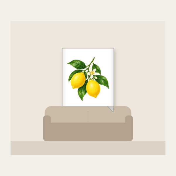 Product image Lemon Branch in Blossom Fleece Blanket