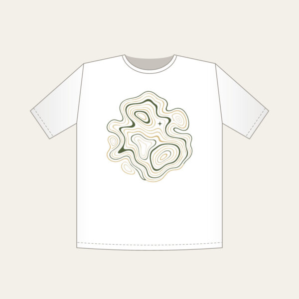 Product image Moss and Sand Contour Map Lines T-Shirt