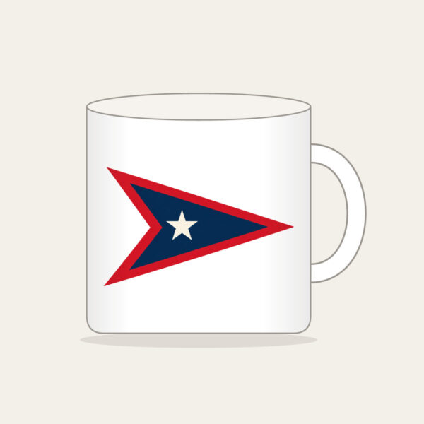 Product image Navy Pennant with Cream Star Mug