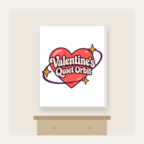 Product image Valentine's Quiet Orbit Canvas Print