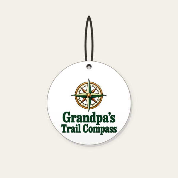 Product image Grandpa's Trail Compass Ceramic Ornament
