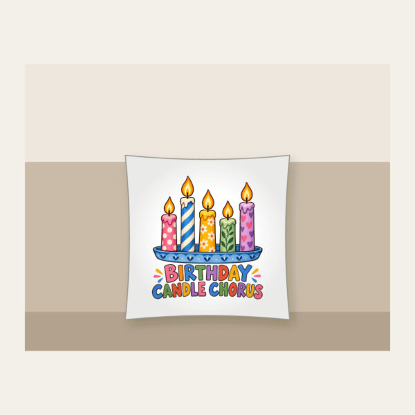 Product image Birthday Candle Chorus Pillow