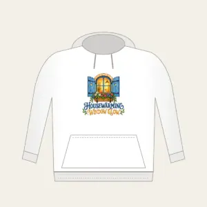HOUSEWARMING WINDOW GLOW Hoodie in white