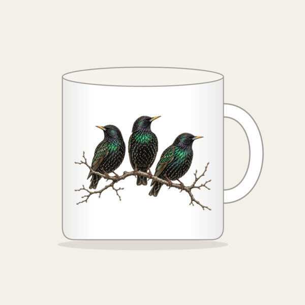 Product image Three Starlings on a Bare Branch Mug